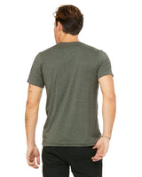 3001CVC-Bella + Canvas-HTHR MILTARY GRN-Bella + Canvas-T-Shirts-2