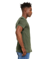 3001U-Bella + Canvas-MILITARY GREEN-Bella + Canvas-T-Shirts-3