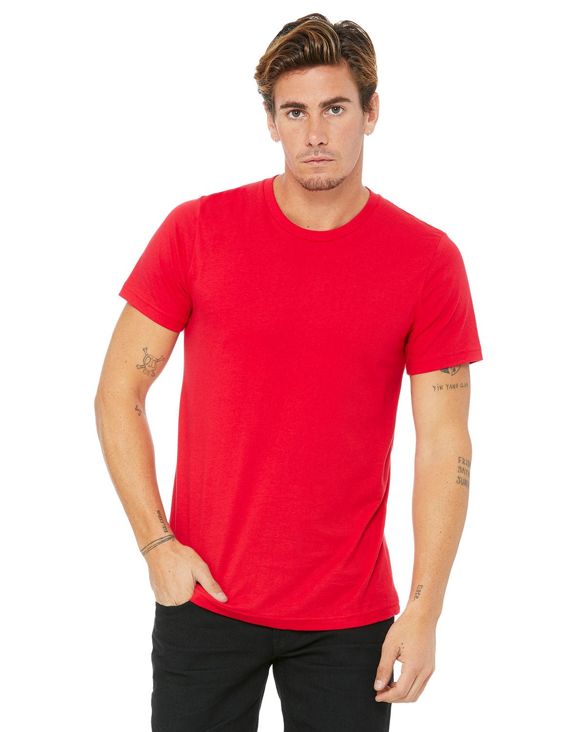 3001U-Bella + Canvas-RED-Bella + Canvas-T-Shirts-1