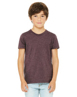 3001YCV-Bella + Canvas-HEATHER MAROON-Bella + Canvas-T-Shirts-1