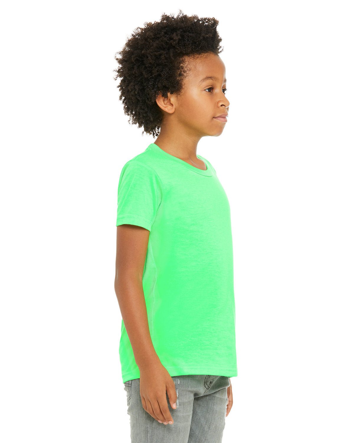 3001YCV-Bella + Canvas-NEON GREEN-Bella + Canvas-T-Shirts-3