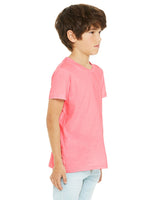 3001YCV-Bella + Canvas-NEON PINK-Bella + Canvas-T-Shirts-3