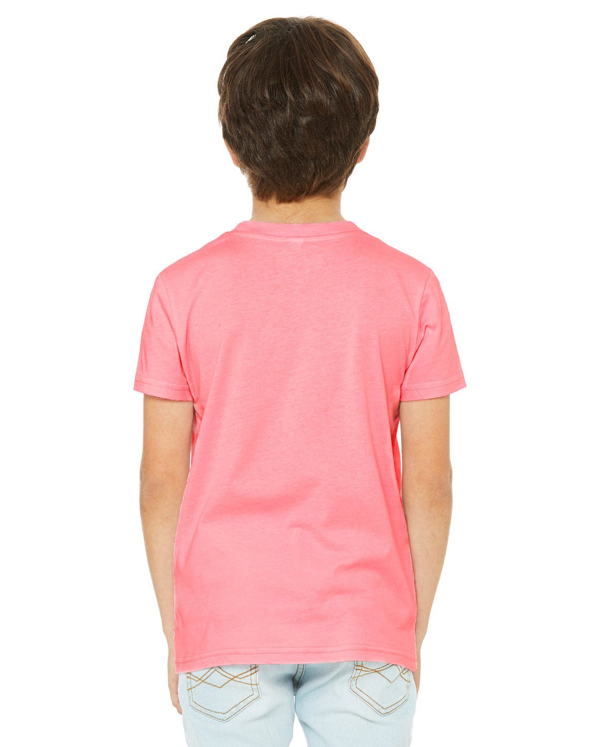 3001YCV-Bella + Canvas-NEON PINK-Bella + Canvas-T-Shirts-2