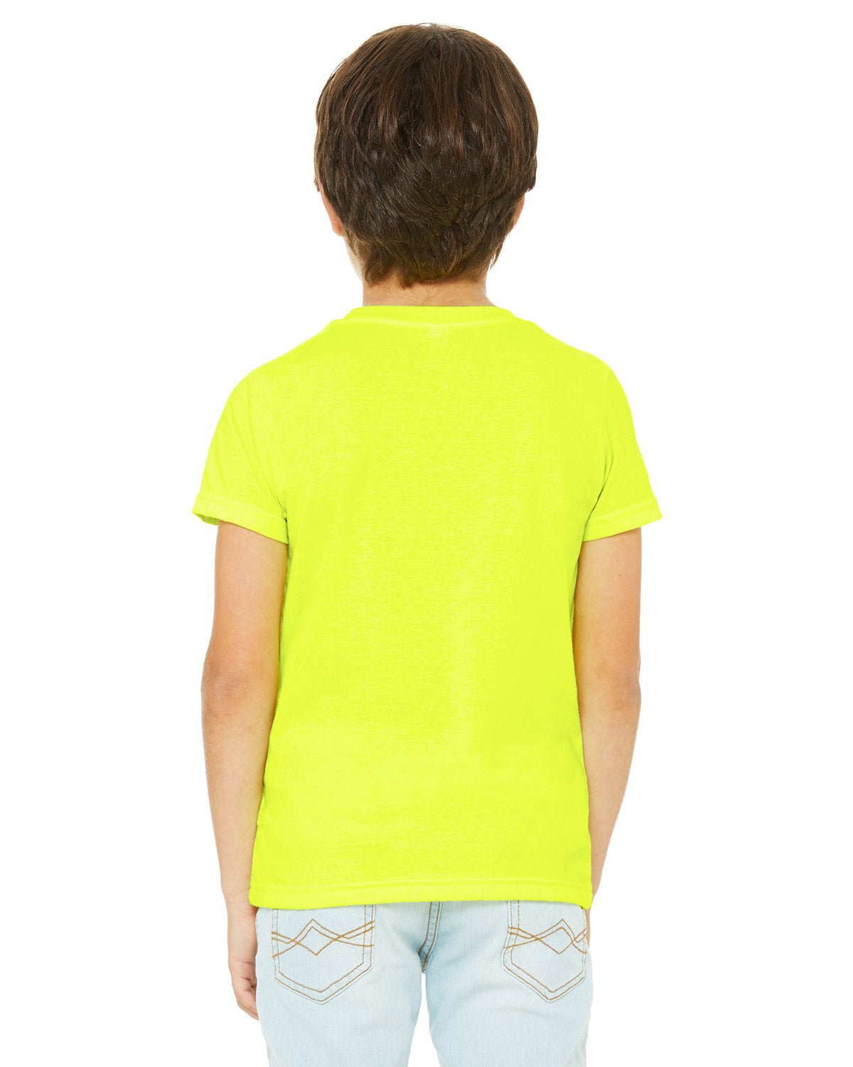 3001YCV-Bella + Canvas-NEON YELLOW-Bella + Canvas-T-Shirts-2