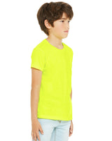 3001YCV-Bella + Canvas-NEON YELLOW-Bella + Canvas-T-Shirts-3