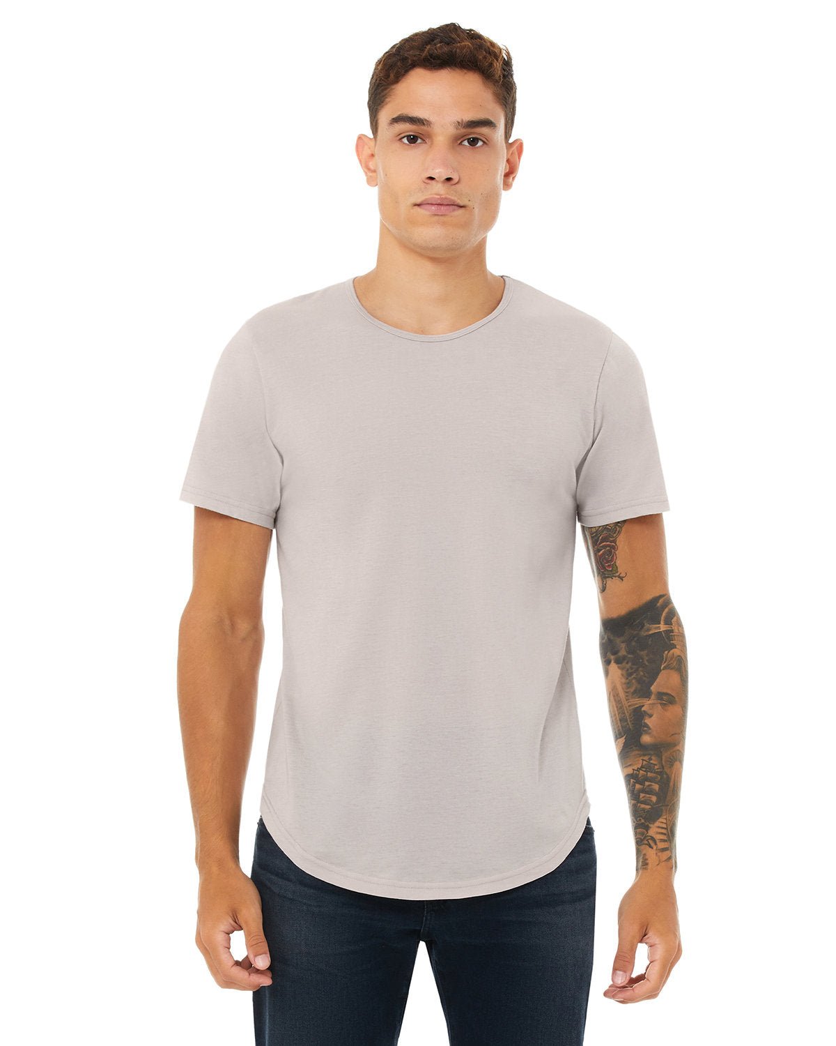 3003C-Bella + Canvas-HTHR COOL GREY-Bella + Canvas-T-Shirts-1