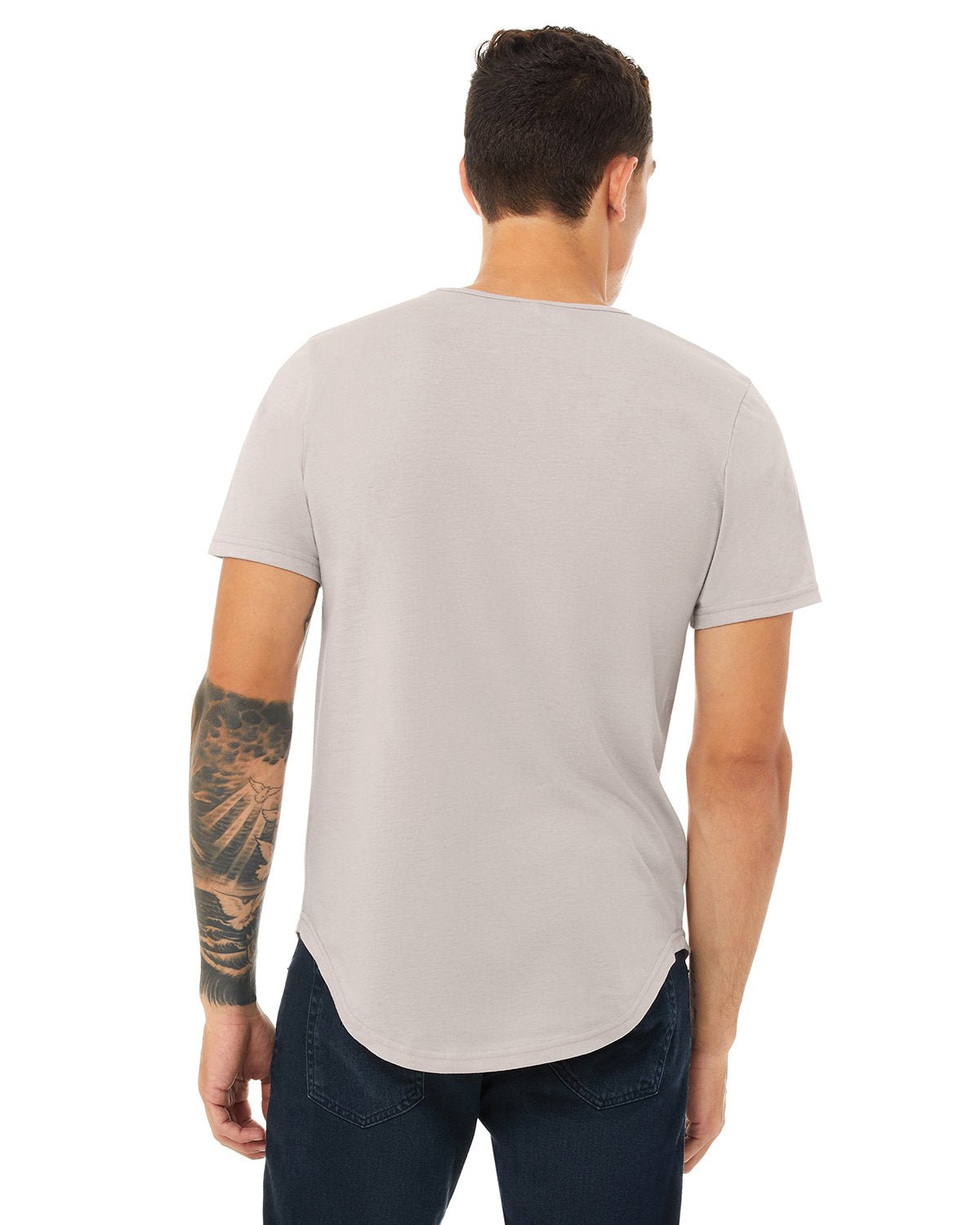 3003C-Bella + Canvas-HTHR COOL GREY-Bella + Canvas-T-Shirts-2