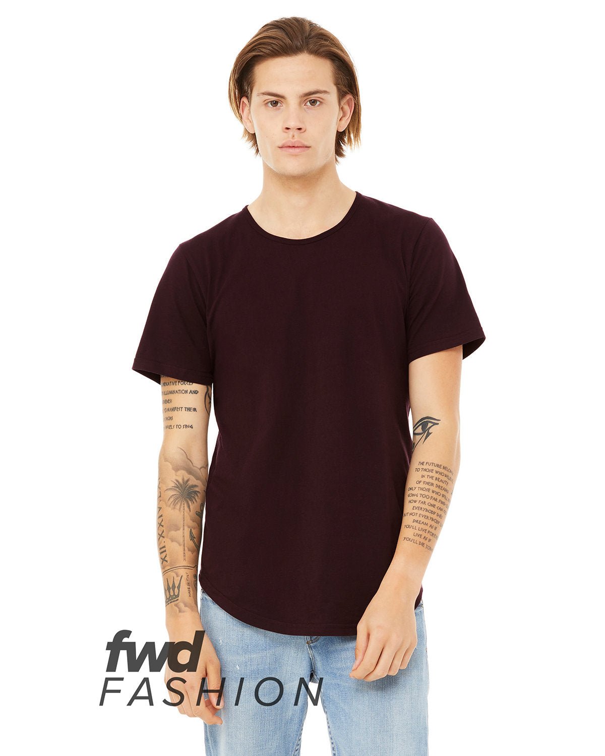 3003C-Bella + Canvas-OXBLOOD BLACK-Bella + Canvas-T-Shirts-1