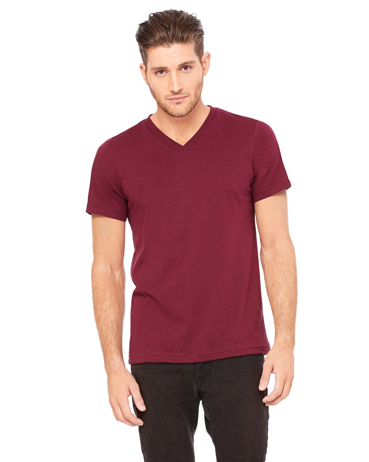 3005-Bella + Canvas-MAROON-Bella + Canvas-T-Shirts-1