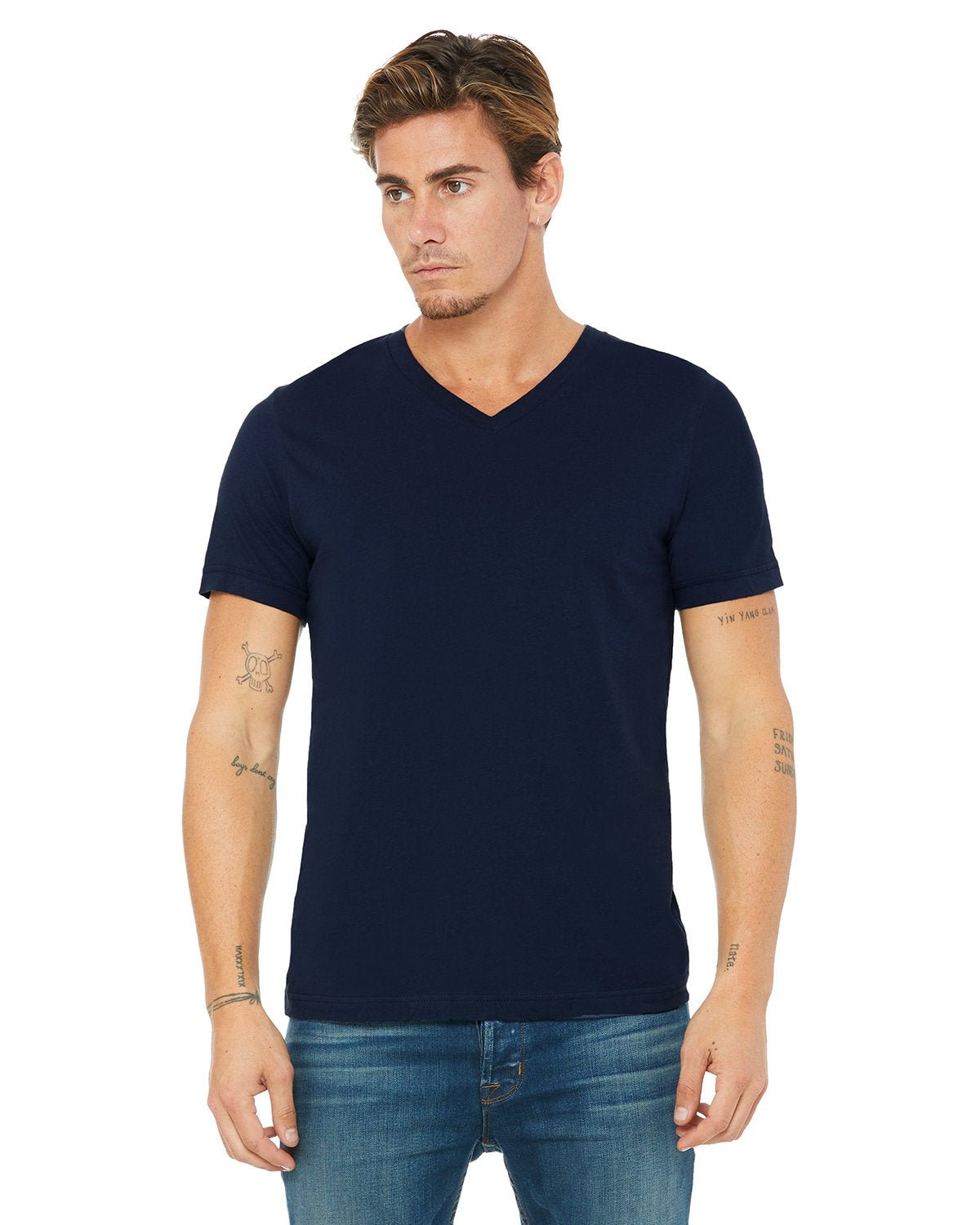 3005-Bella + Canvas-NAVY-Bella + Canvas-T-Shirts-1