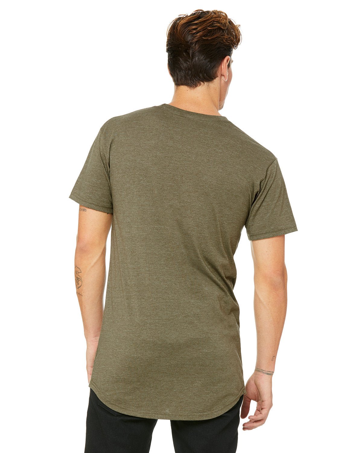 3006-Bella + Canvas-HEATHER OLIVE-Bella + Canvas-T-Shirts-2