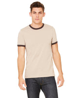 3055C-Bella + Canvas-HTHR TAN/ BROWN-Bella + Canvas-T-Shirts-1