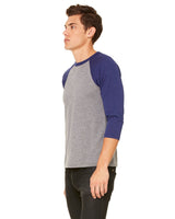 3200-Bella + Canvas-GREY/ NAVY TRB-Bella + Canvas-T-Shirts-3