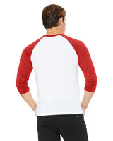3200-Bella + Canvas-WHITE/ RED-Bella + Canvas-T-Shirts-2