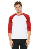 3200-Bella + Canvas-WHITE/ RED-Bella + Canvas-T-Shirts-1