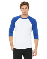 3200-Bella + Canvas-WHITE/ TR ROYAL-Bella + Canvas-T-Shirts-1