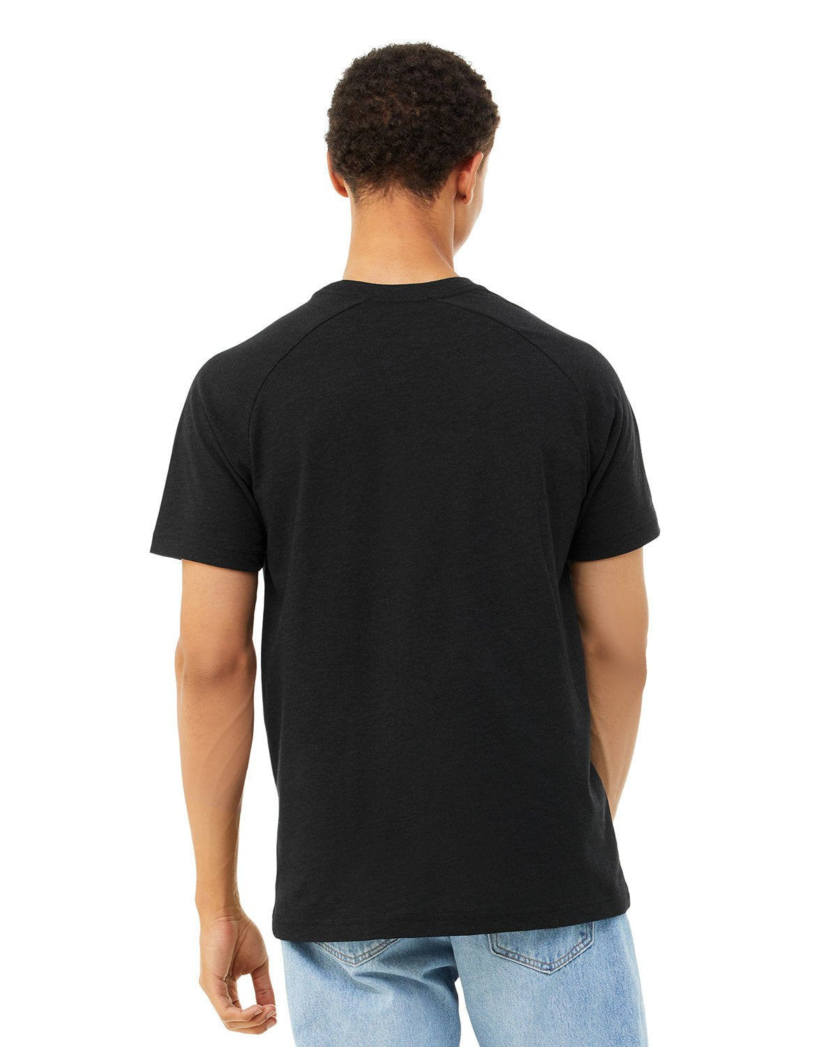 3201-Bella + Canvas-SOLID BLK BLEND-Bella + Canvas-T-Shirts-2