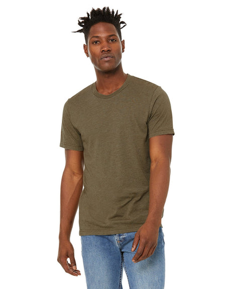 3301C-Bella + Canvas-HEATHER OLIVE-Bella + Canvas-T-Shirts-1