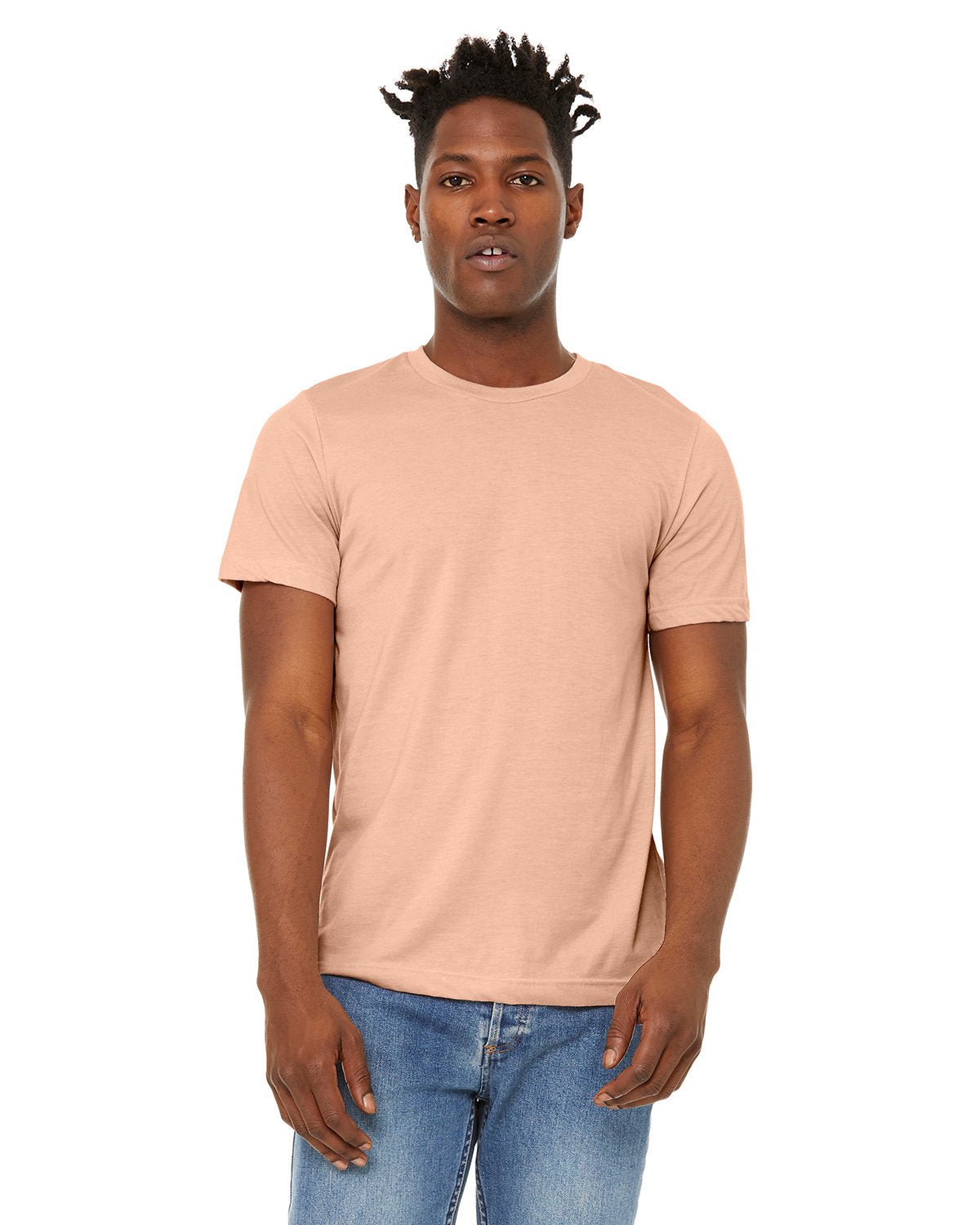 3301C-Bella + Canvas-HEATHER PEACH-Bella + Canvas-T-Shirts-1