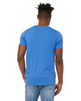 3301C-Bella + Canvas-HTHR COLUM BLUE-Bella + Canvas-T-Shirts-2