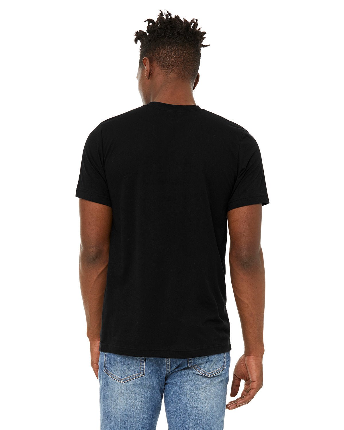 3301C-Bella + Canvas-SOLID BLK BLEND-Bella + Canvas-T-Shirts-2