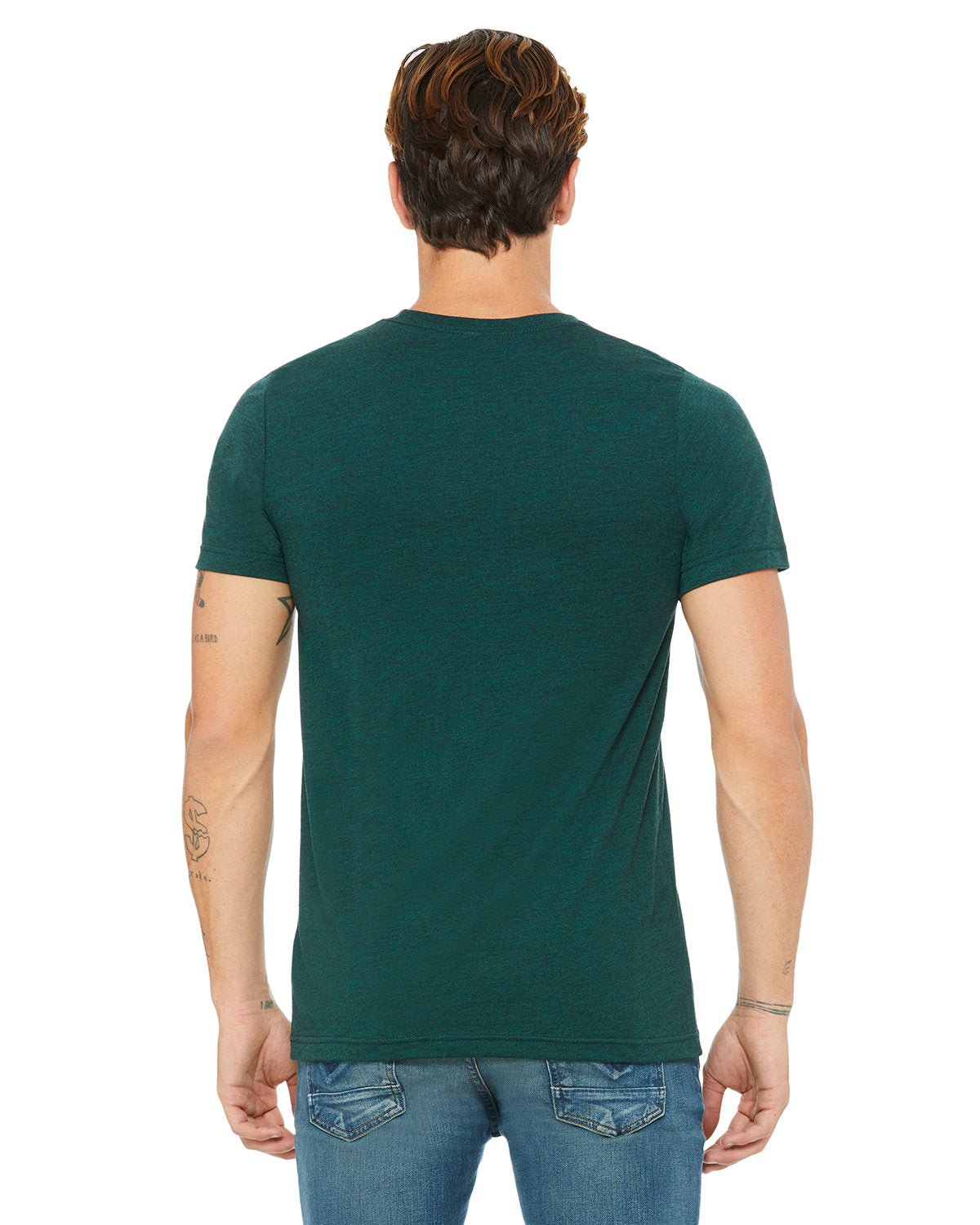 3413C-Bella + Canvas-EMERALD TRIBLEND-Bella + Canvas-T-Shirts-2