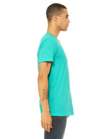 3413C-Bella + Canvas-SEA GREEN TRBLND-Bella + Canvas-T-Shirts-3