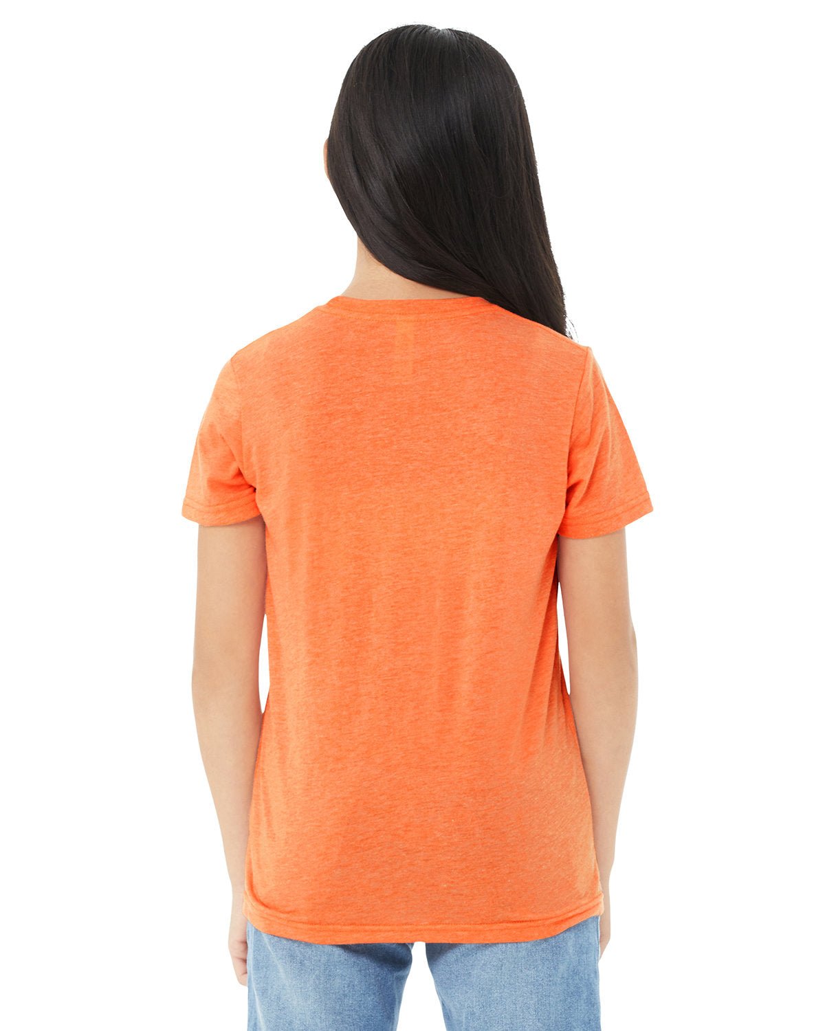 3413Y-Bella + Canvas-ORANGE TRIBLEND-Bella + Canvas-T-Shirts-2