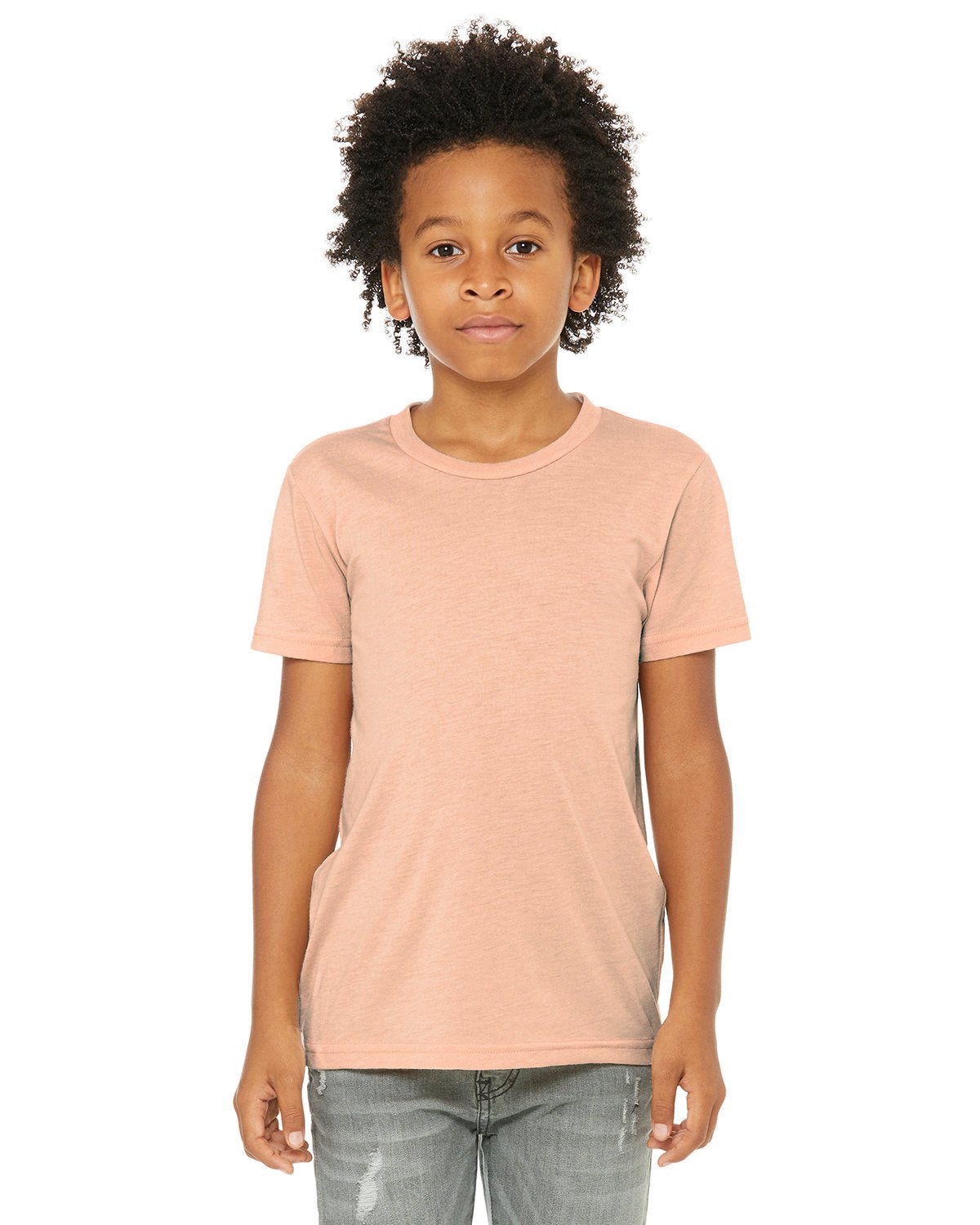 3413Y-Bella + Canvas-PEACH TRIBLEND-Bella + Canvas-T-Shirts-1