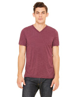 3415C-Bella + Canvas-MAROON TRIBLEND-Bella + Canvas-T-Shirts-1