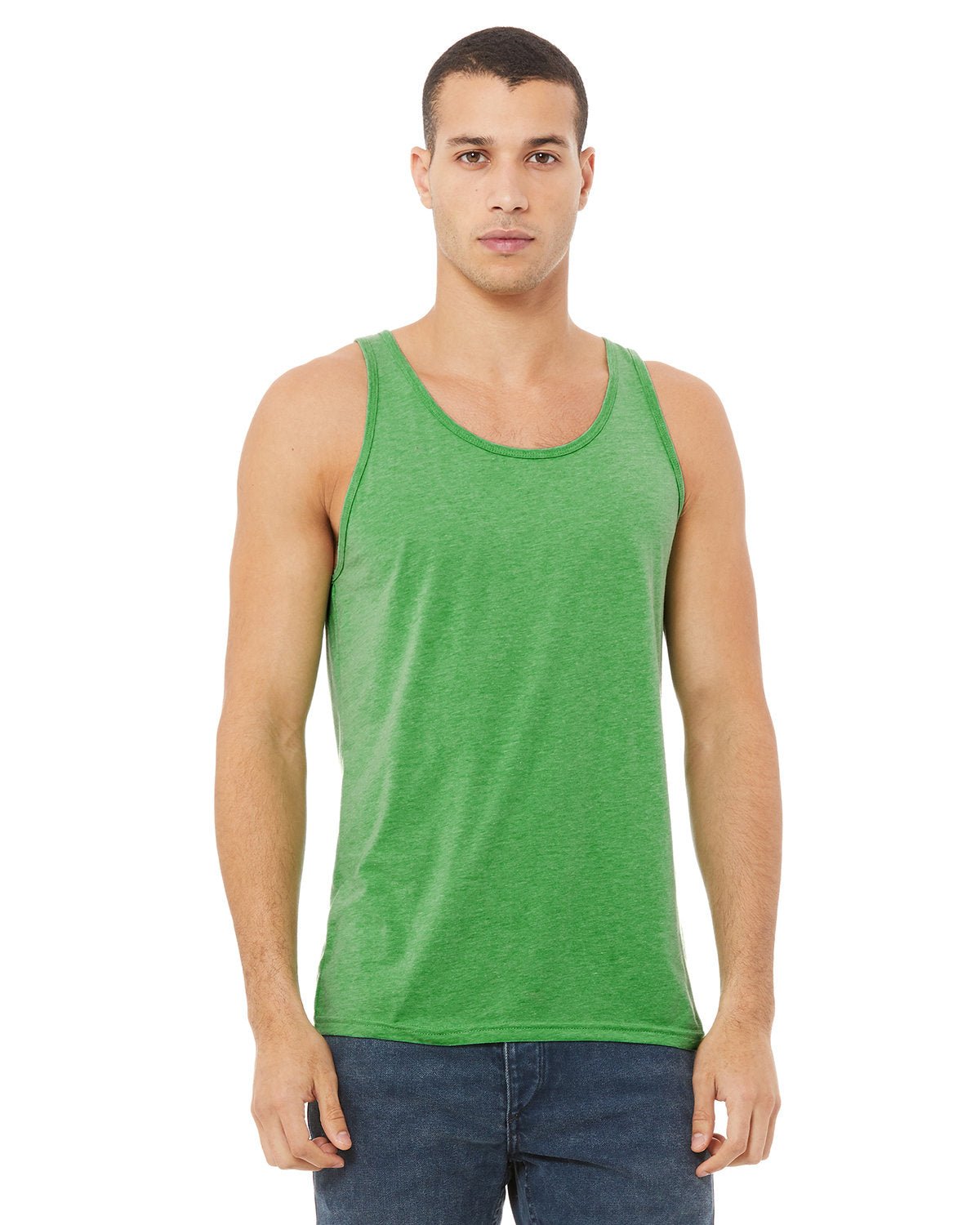 3480-Bella + Canvas-GREEN TRIBLEND-Bella + Canvas-T-Shirts-1