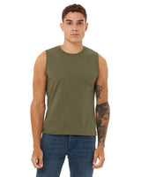 3483-Bella + Canvas-HEATHER OLIVE-Bella + Canvas-T-Shirts-1