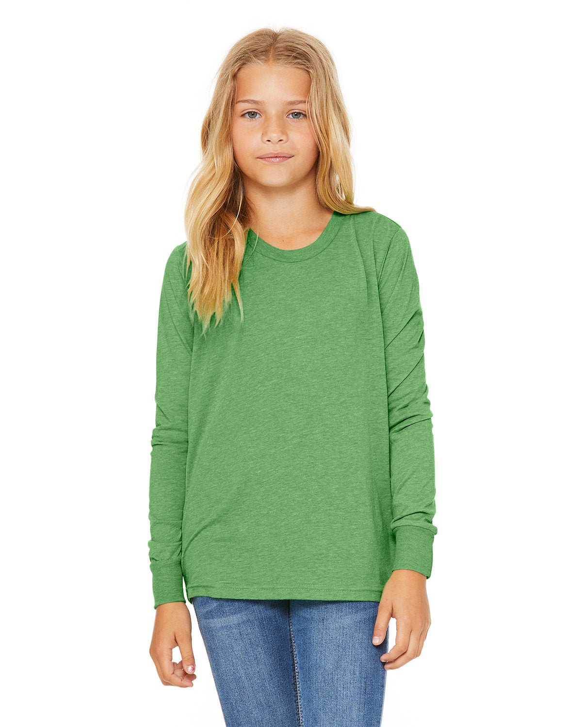 3501Y-Bella + Canvas-GREEN TRIBLEND-Bella + Canvas-T-Shirts-1