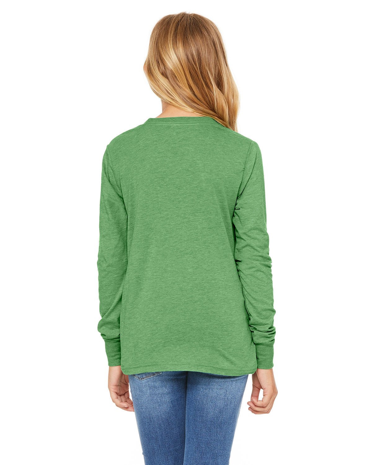 3501Y-Bella + Canvas-GREEN TRIBLEND-Bella + Canvas-T-Shirts-2