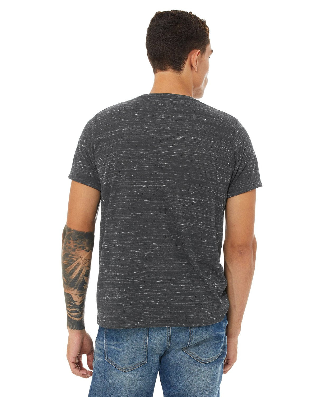 3650-Bella + Canvas-CHARCOAL MARBLE-Bella + Canvas-T-Shirts-2