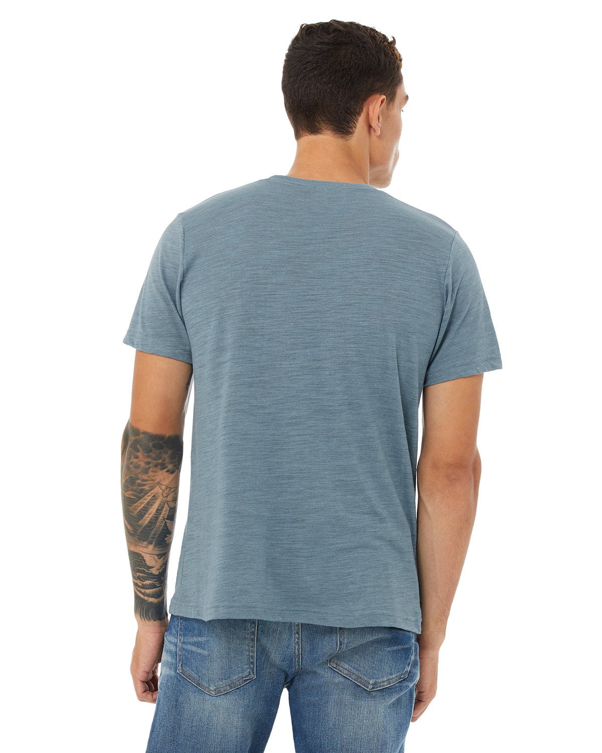 3650-Bella + Canvas-DENIM SLUB-Bella + Canvas-T-Shirts-2