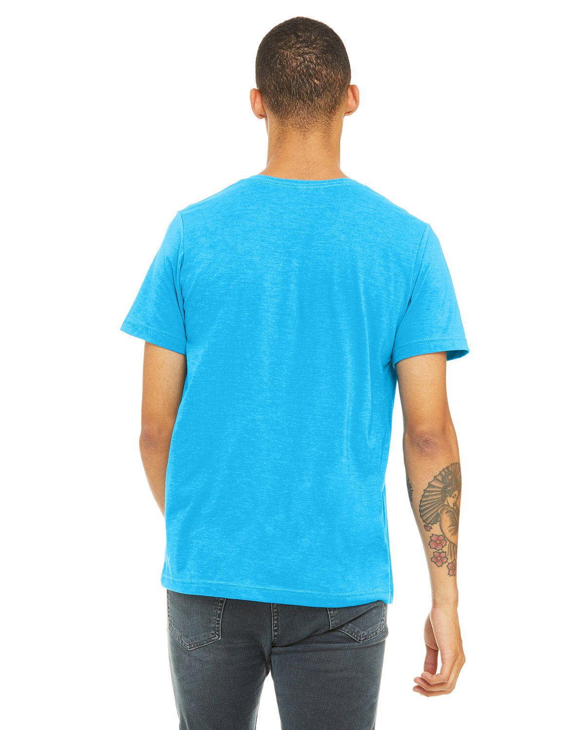 3650-Bella + Canvas-NEON BLUE-Bella + Canvas-T-Shirts-2