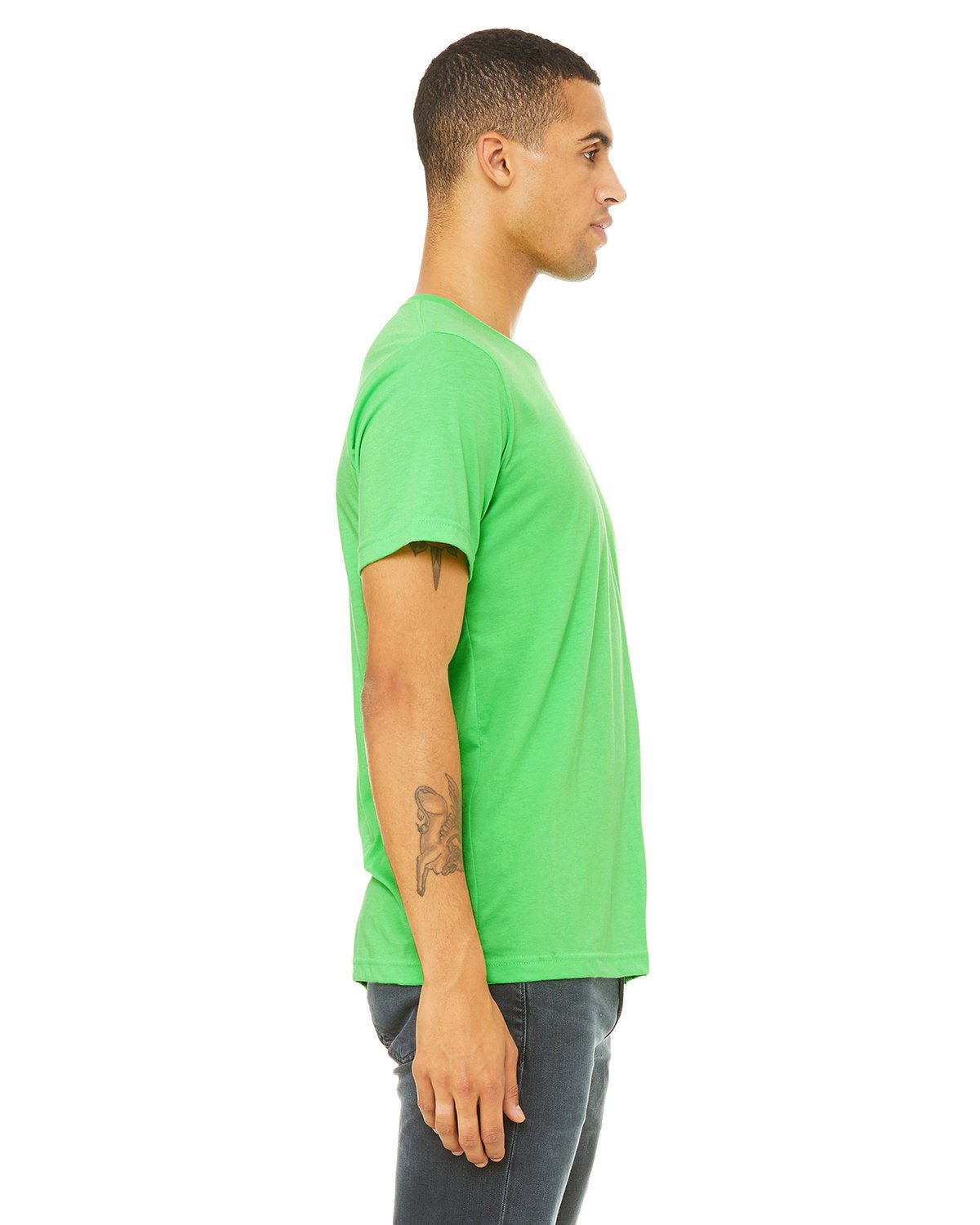 3650-Bella + Canvas-NEON GREEN-Bella + Canvas-T-Shirts-3