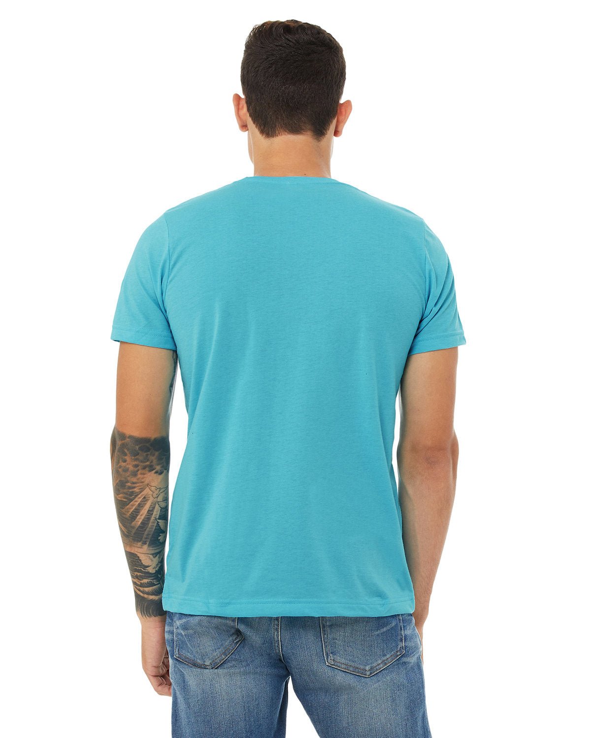 3650-Bella + Canvas-TURQUOISE-Bella + Canvas-T-Shirts-2