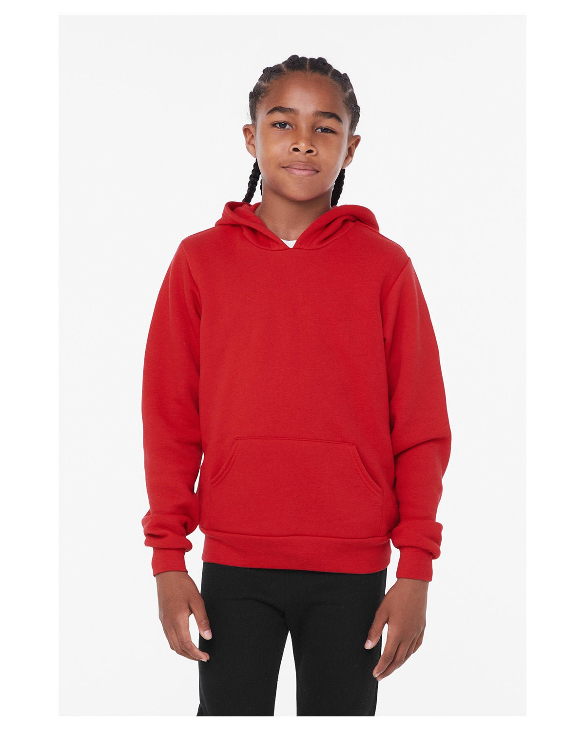 3719Y-Bella + Canvas-RED-Bella + Canvas-Sweatshirts-1