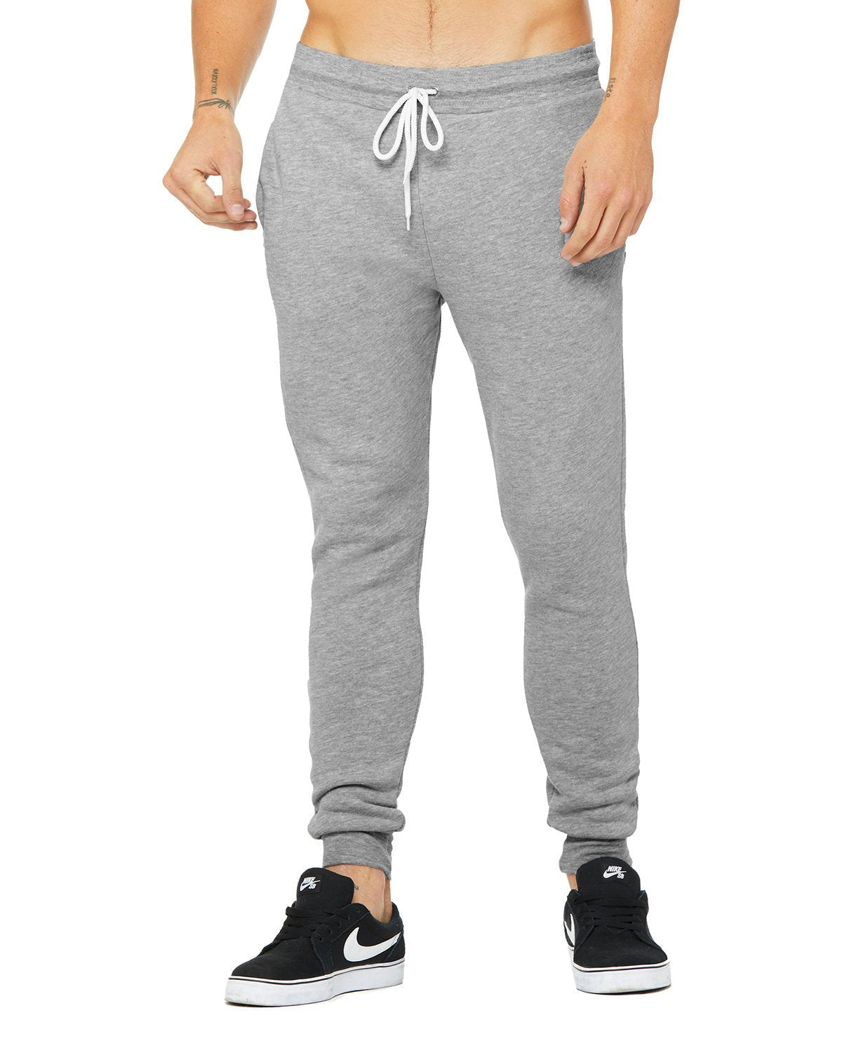 3727-Bella + Canvas-ATHLETIC HEATHER-Bella + Canvas-Pants-1