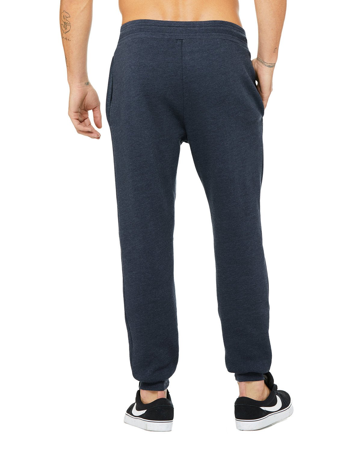 3727-Bella + Canvas-HEATHER NAVY-Bella + Canvas-Pants-2