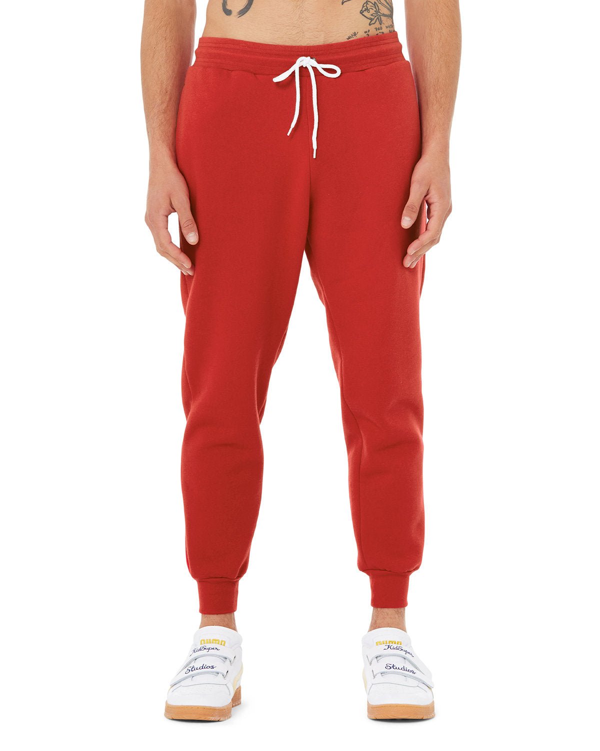 3727-Bella + Canvas-RED-Bella + Canvas-Pants-1