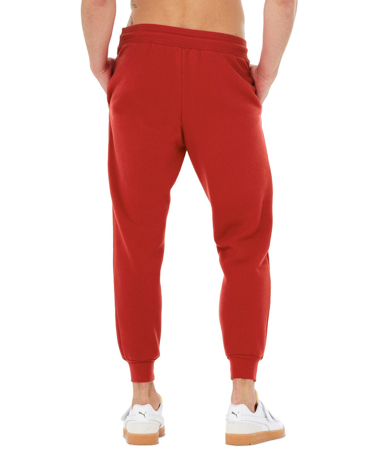 3727-Bella + Canvas-RED-Bella + Canvas-Pants-2