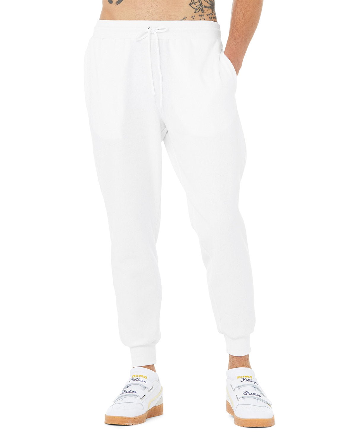 3727-Bella + Canvas-WHITE-Bella + Canvas-Pants-1