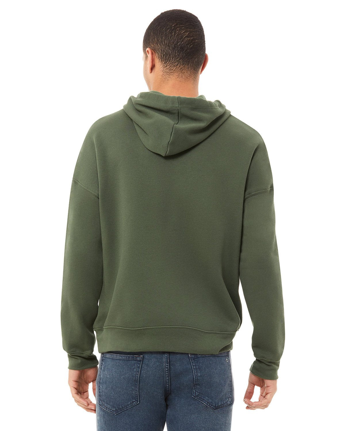 3729-Bella + Canvas-MILITARY GREEN-Bella + Canvas-Sweatshirts-2