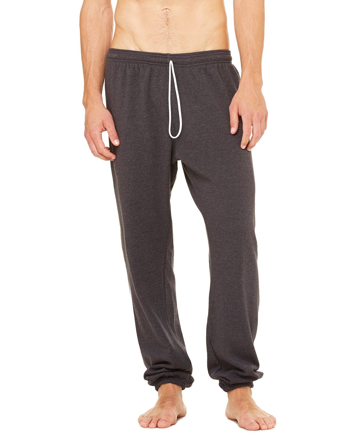 3737-Bella + Canvas-DARK GRY HEATHER-Bella + Canvas-Pants-1