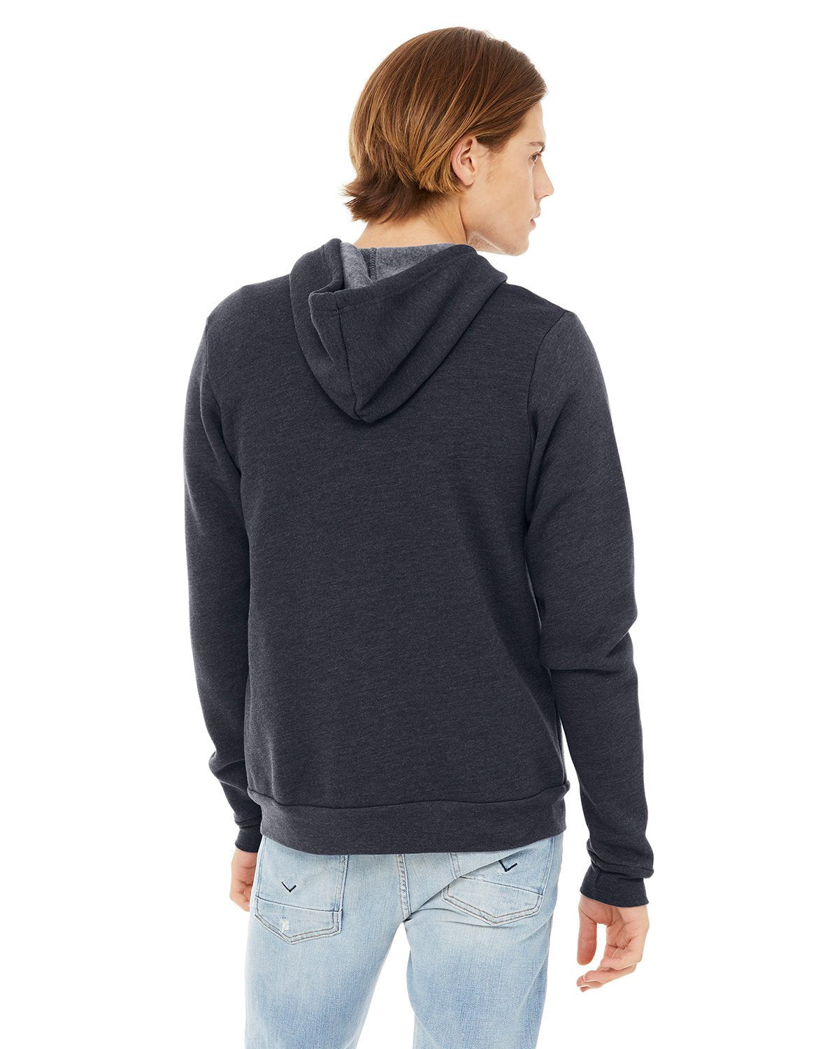 3739-Bella + Canvas-HEATHER NAVY-Bella + Canvas-Sweatshirts-2