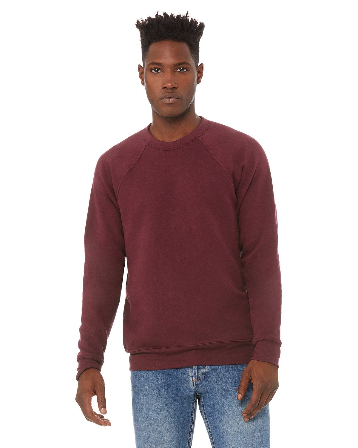 3901-Bella + Canvas-MAROON-Bella + Canvas-Sweatshirts-1