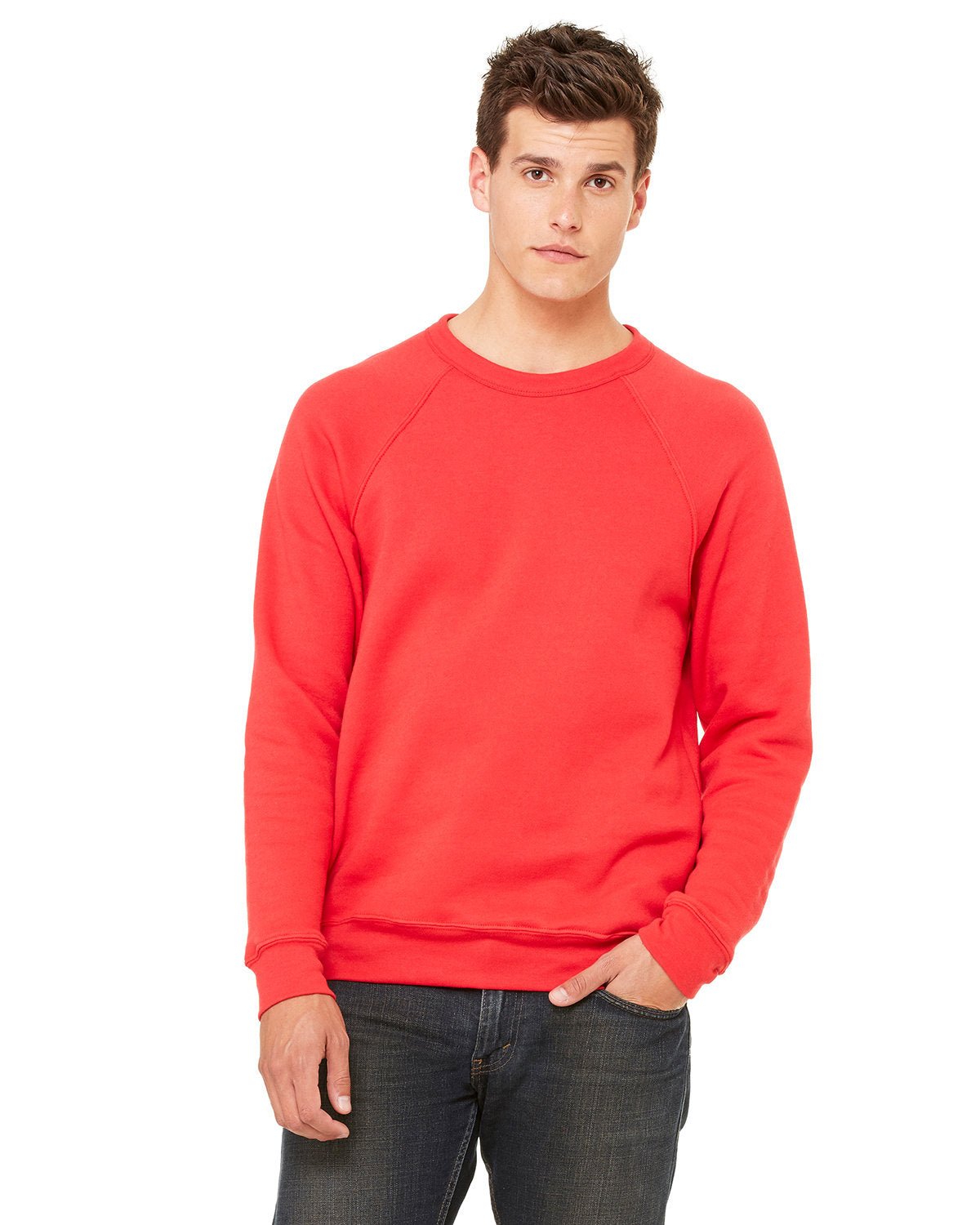 3901-Bella + Canvas-RED-Bella + Canvas-Sweatshirts-1